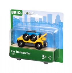 BRIO - WAGON TRANSPORT DE VOITURE AVEC RAMPE #33577